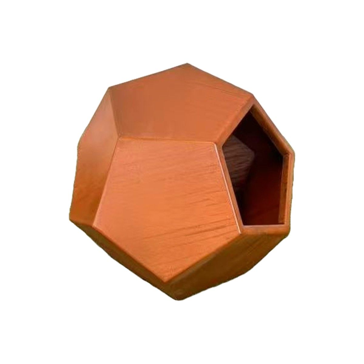 Polygonaler Pflanzkübel, 2 mm Cortenstahl, Durchmesser 38–55 cm, FlorArt
