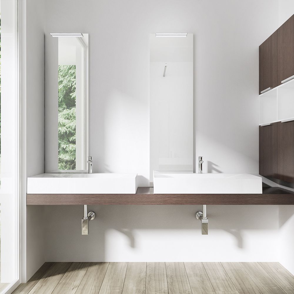 Waschbecken EGO-810, Marmorkomposit, Aufsatz- oder Wandmontage, 60, 80 oder 100 x 48 cm