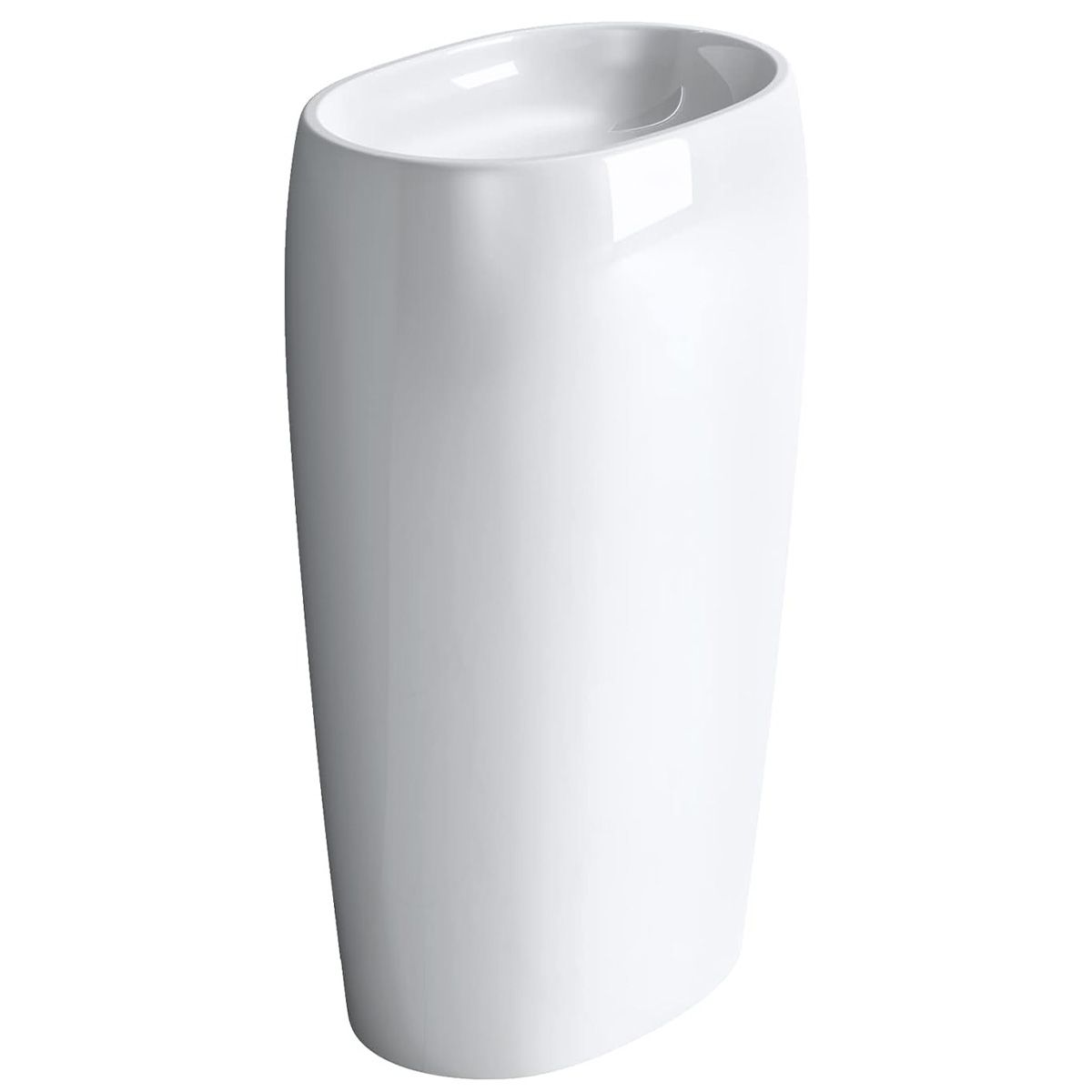 Standwaschbecken EGO-32, Marmorkomposit, 53x38x88 cm, ohne Hahnloch