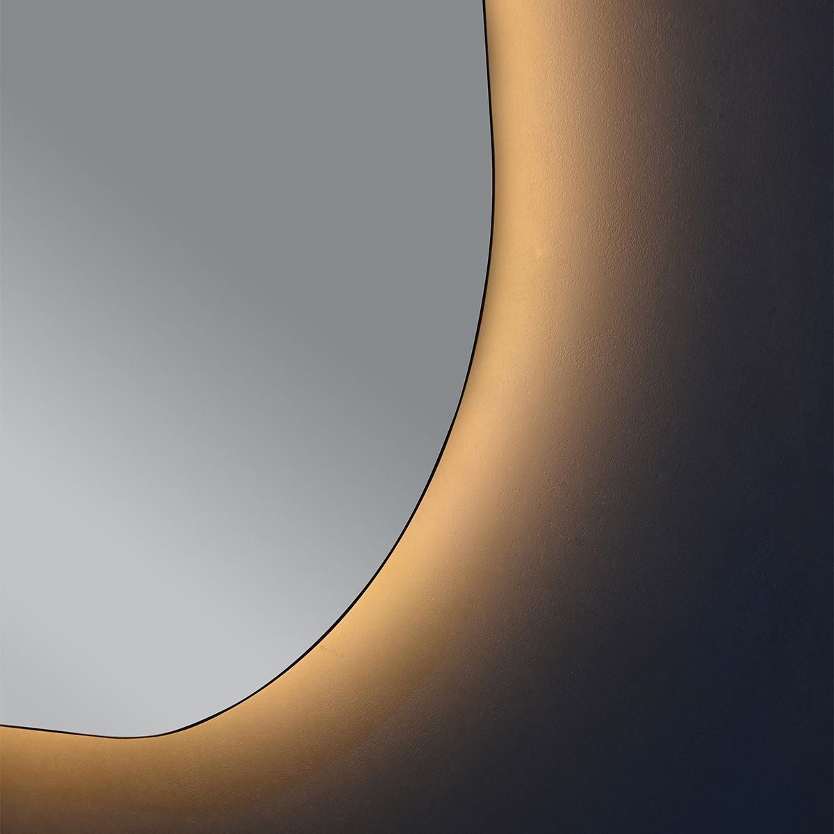 LED-Spiegel, Anti-Beschlag und Touch-Taste, 5 mm, 3 Lichtfarben, Einstellbare Helligkeit, Größen 60x80-70x100 cm, Fiore