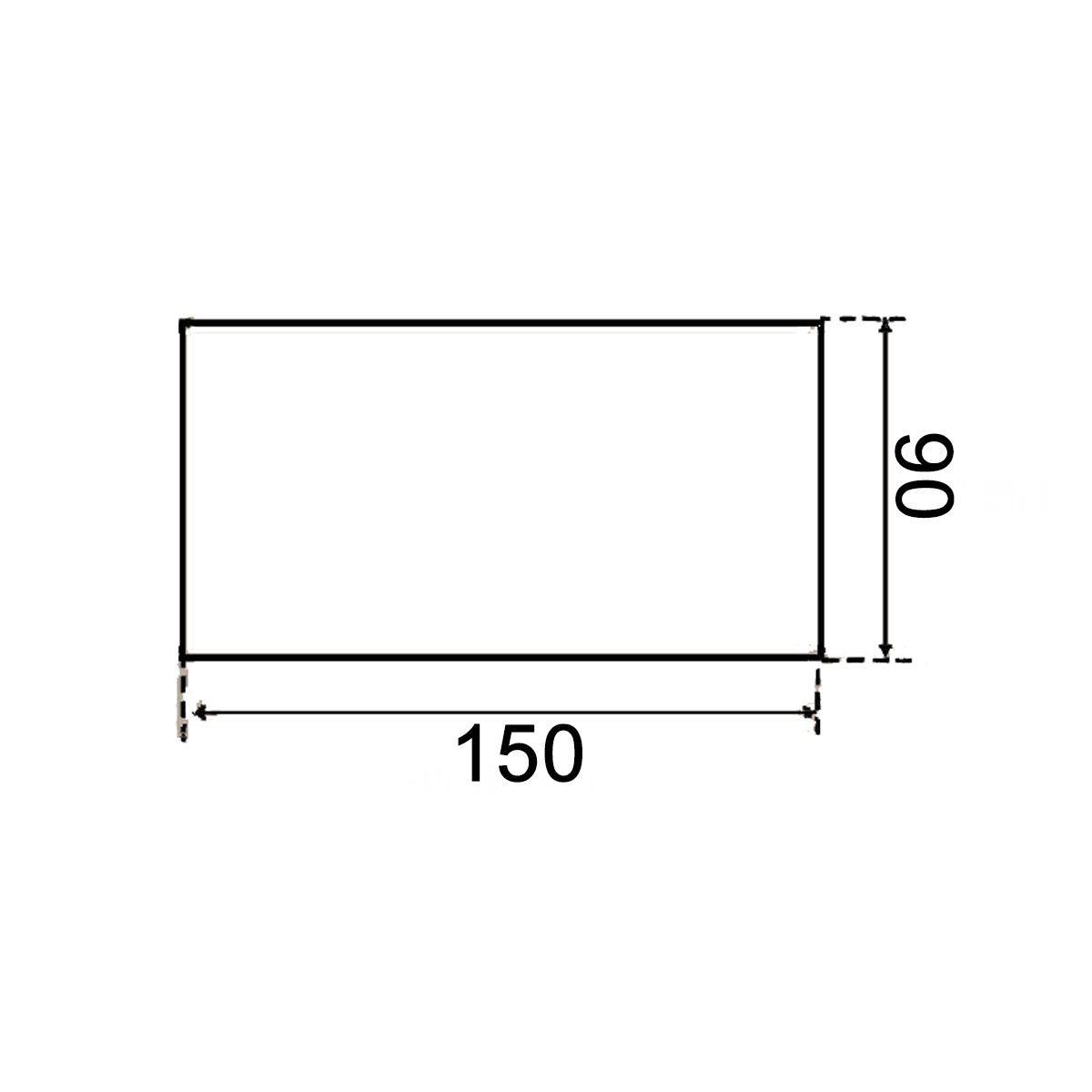 LED-Spiegel, 5 mm Glas, Anti-Beschlag, Touch-Taste, 3 Lichtfarben, 90x150 cm, Vera