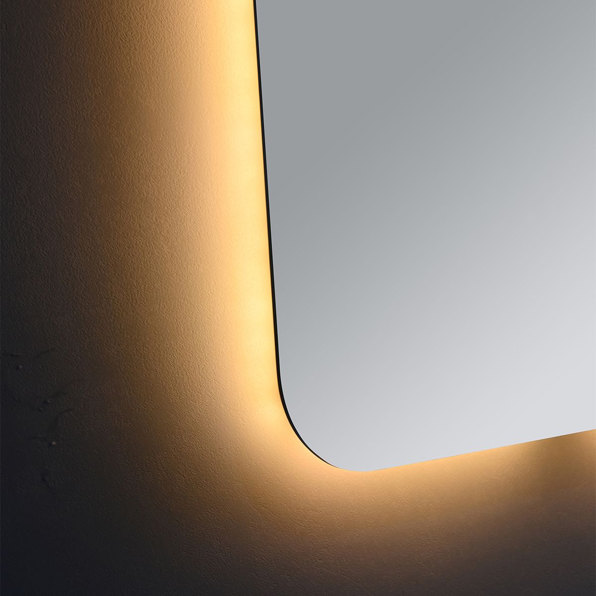Badezimmerspiegel EGO – Louie, mit LED, Anti-Beschlag und Touch-Schalter, Größen: 60-140x70-80 cm