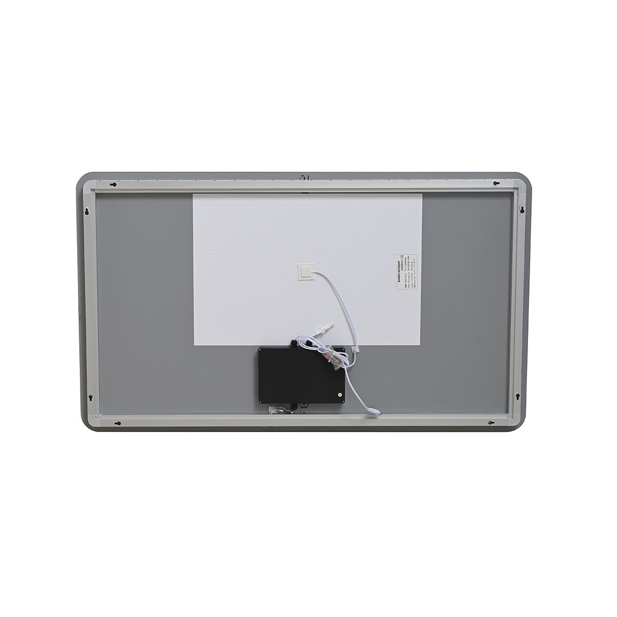 Badezimmerspiegel EGO – Louie, mit LED, Anti-Beschlag und Touch-Schalter, Größen: 60-140x70-80 cm