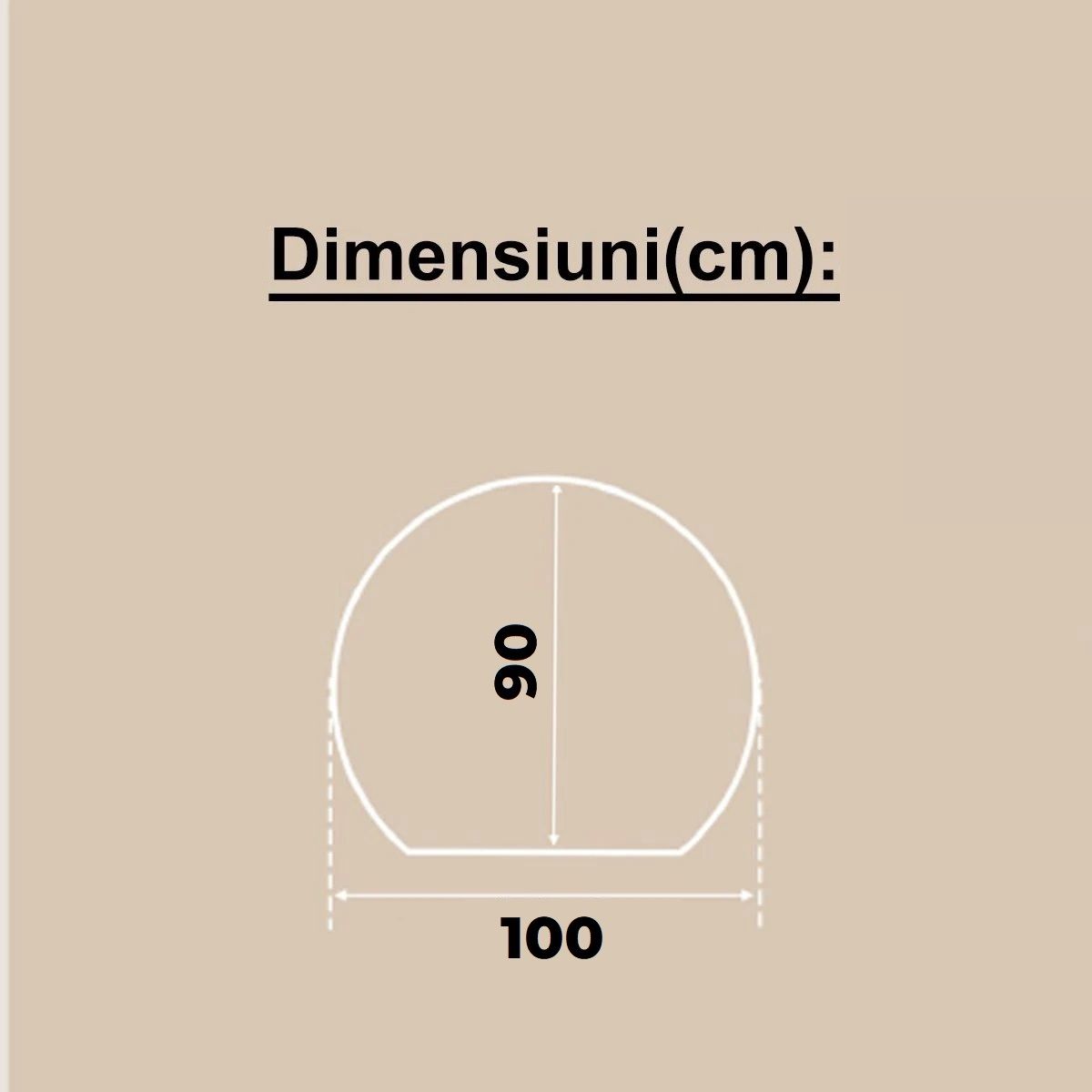 Smart LED-Spiegel, 5 mm, Anti-Beschlag, Touch-Taste, 3 Lichtfarben, Abmessungen: 80, 90, 100 cm, Orbis