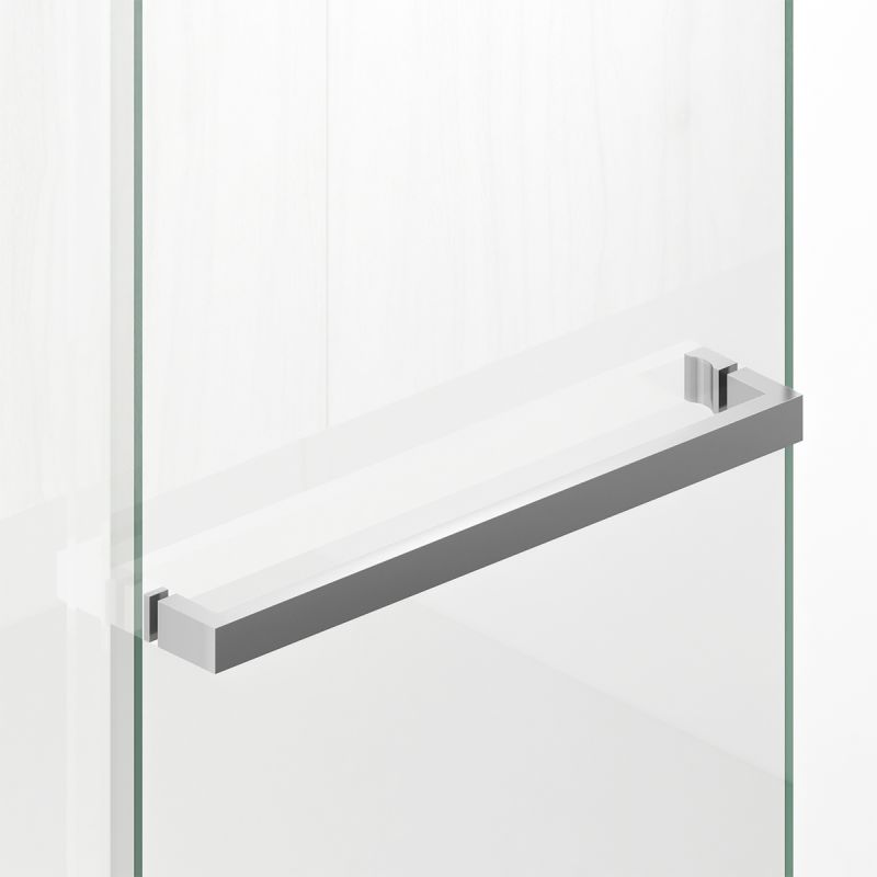 Walk-In Duschwand, 6 mm Sicherheitsglas, 2 Elemente, gleitend, Maße 100-120x200 cm, Chrom, Benito