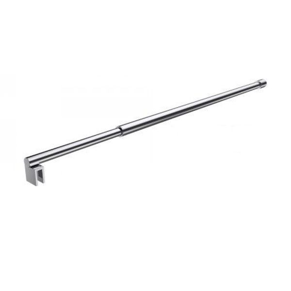 Walk-In Duschwand, Sicherheitsglas, Graphit-Finish 10 mm, 100, 120, 140 cm, Lotus-Effekt, Sicilia