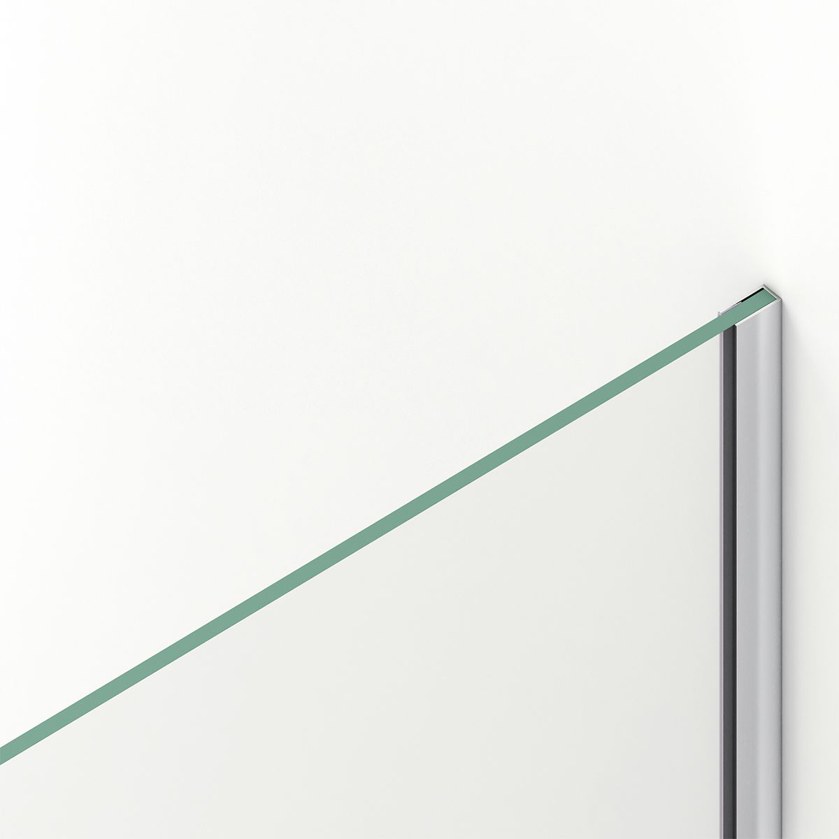 Walk-In Duschwand Ultra-Slim, 8 mm Sicherheitsglas, Maße 80-160x200 cm, verchromtes Profil, Nano Easy Clean, Matia