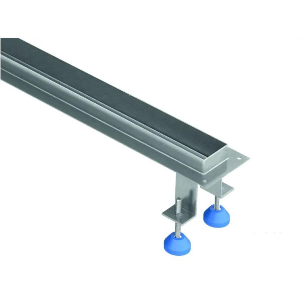 Duschrinne, verfliesbar, Viega Siphon, Einbau unter der Fliese, Chrom, Slim, Größen 50-120 cm, Breite 3,2 cm