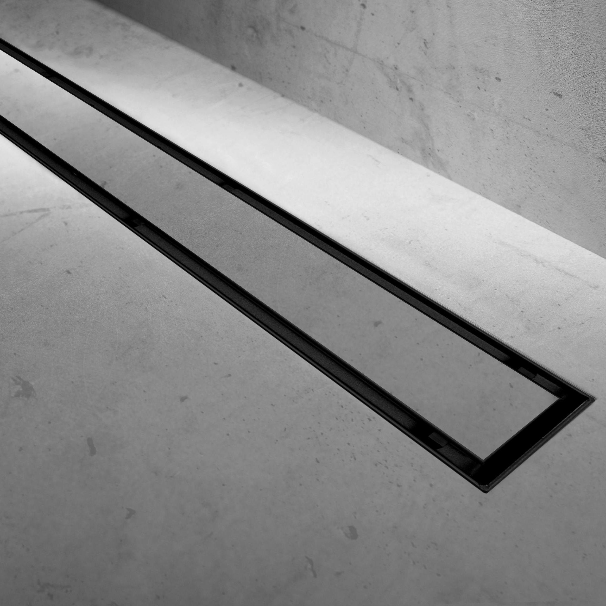 Duschrinne REA PRO BLACK, befliesbar, verfügbare Größen 70-100 cm, exquisites Design