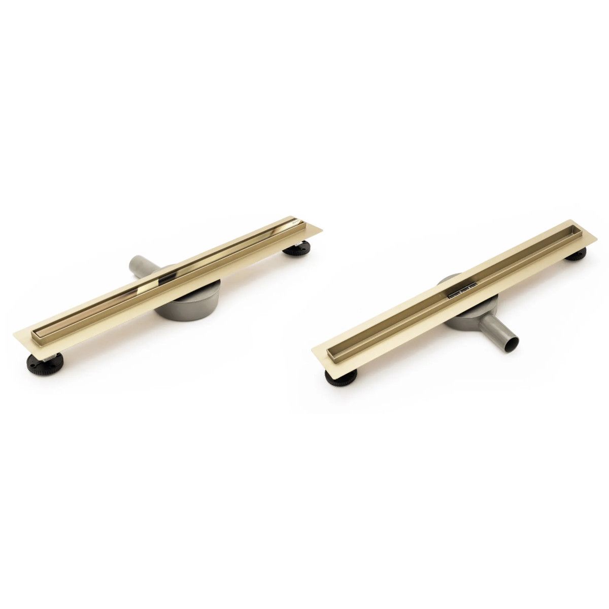 Duschrinne, REA-Neo Slim Mirror Gold Pro, Maße 90 und 100 cm, komplett, Ausführung Gold