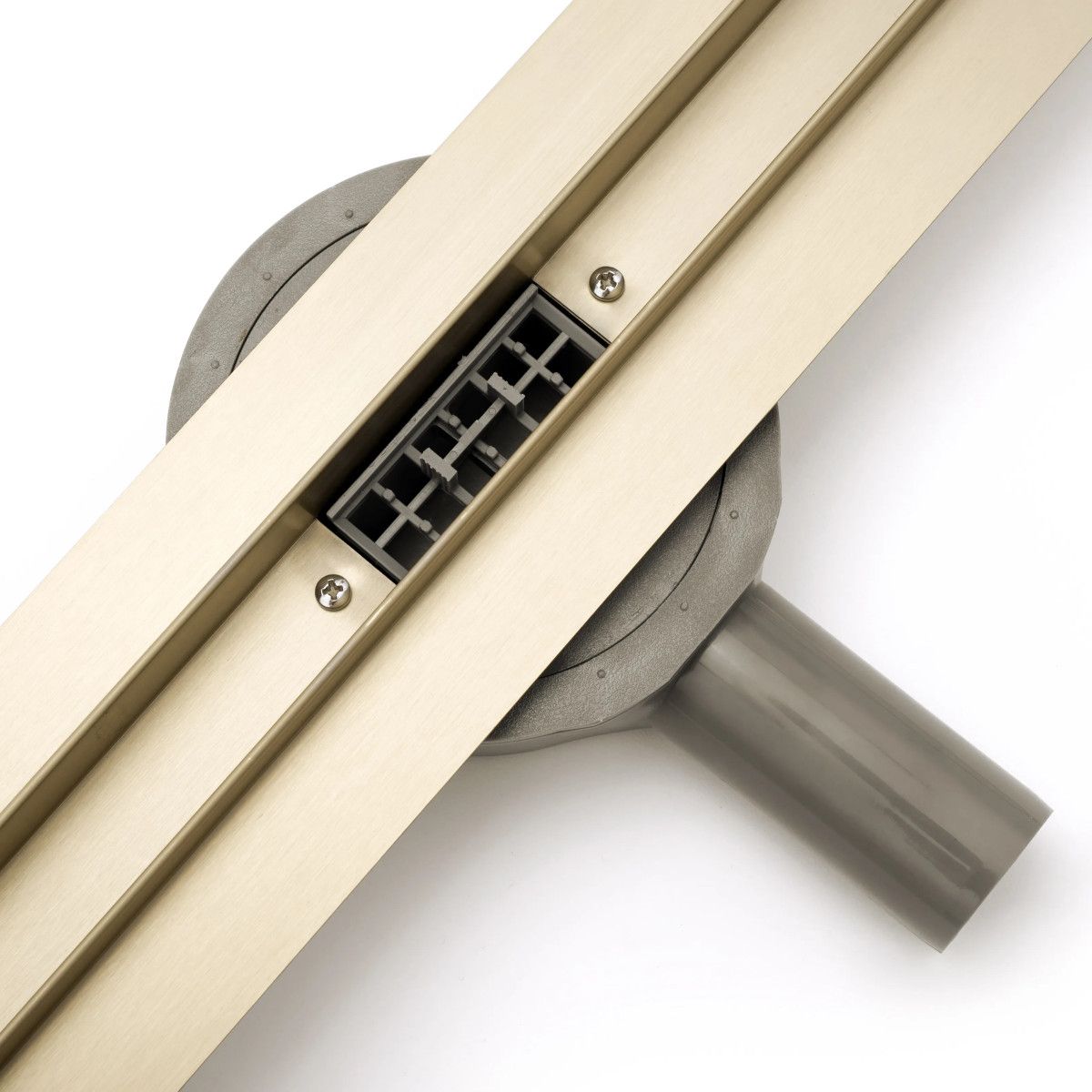 Duschrinne, REA-Neo Slim Mirror Gold Pro, Maße 90 und 100 cm, komplett, Ausführung Gold
