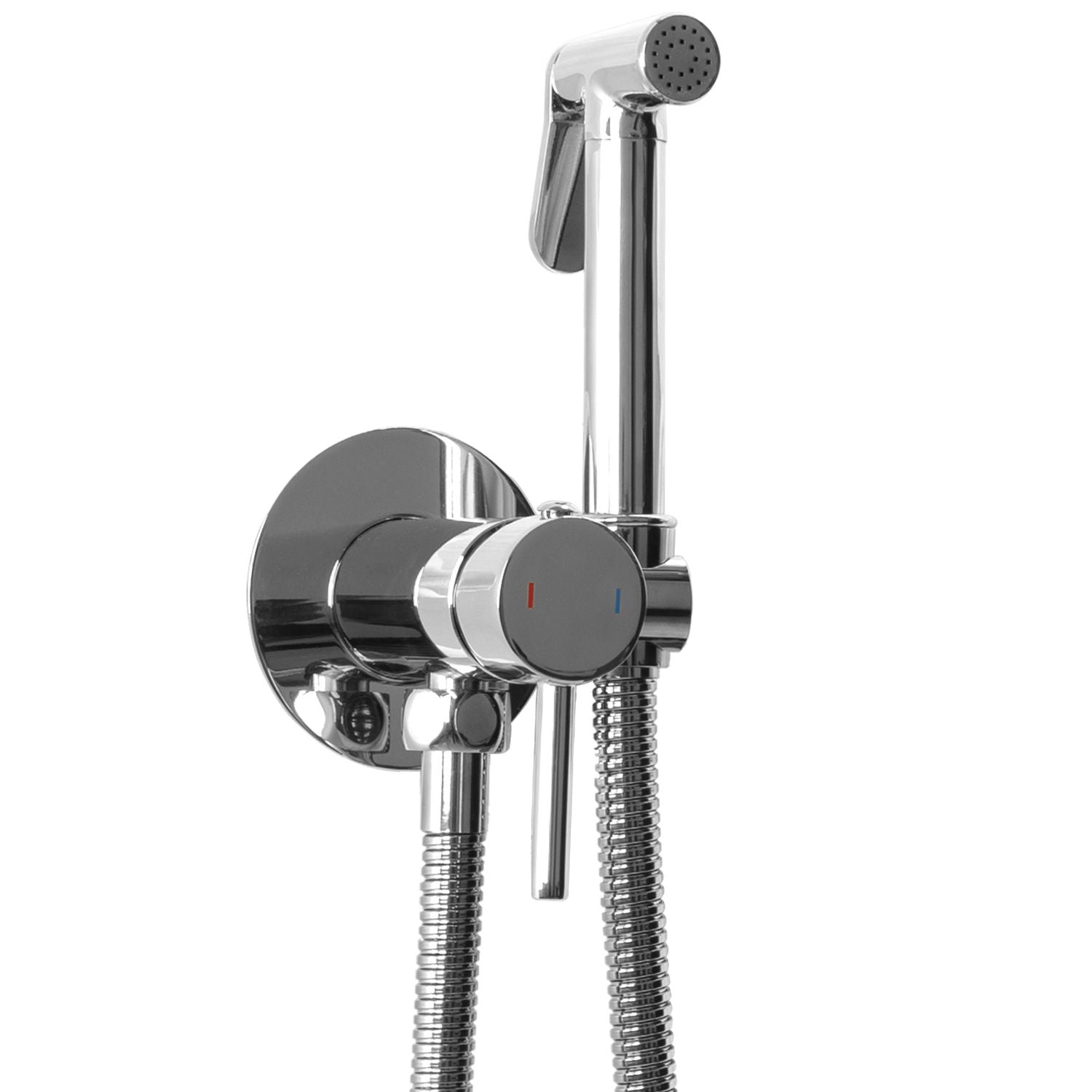 REA-Loop Armatur, Bidet-Funktion, Unterputzmontage, Chrom-Finish
