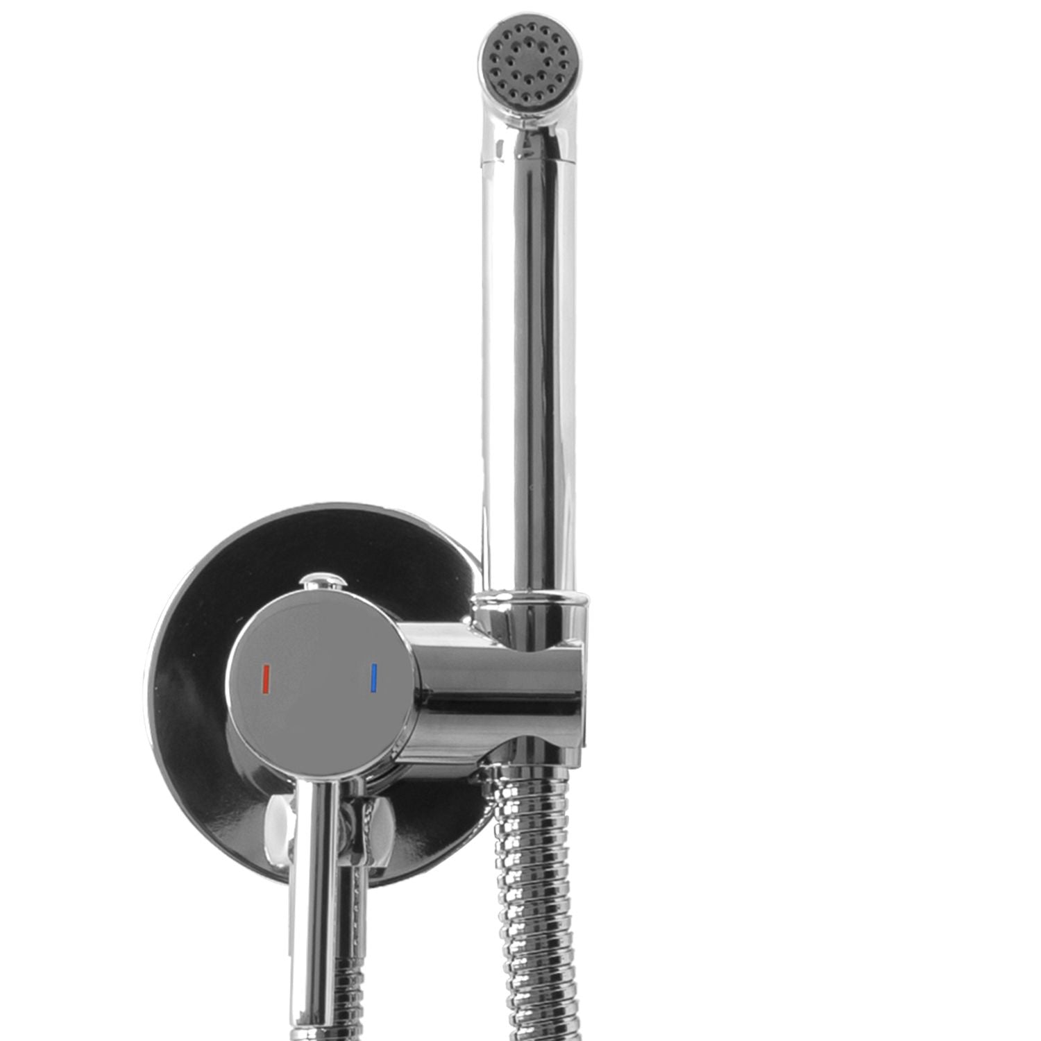 REA-Loop Armatur, Bidet-Funktion, Unterputzmontage, Chrom-Finish