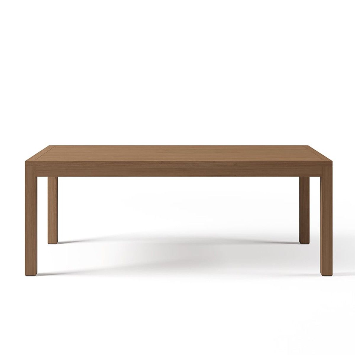 Möbelset für Terrasse oder Garten, Tisch 150 cm + 6 Stühle, Teakholz, Seilgeflecht, inklusive Kissen, Gardenia