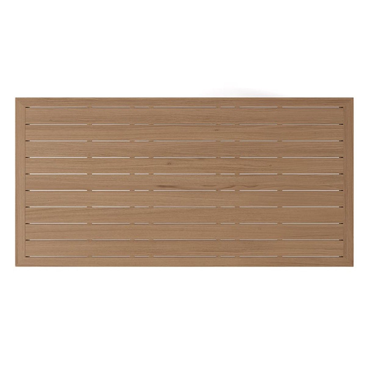 Möbelset für Terrasse oder Garten, Tisch 150 cm + 6 Stühle, Teakholz, Seilgeflecht, inklusive Kissen, Gardenia