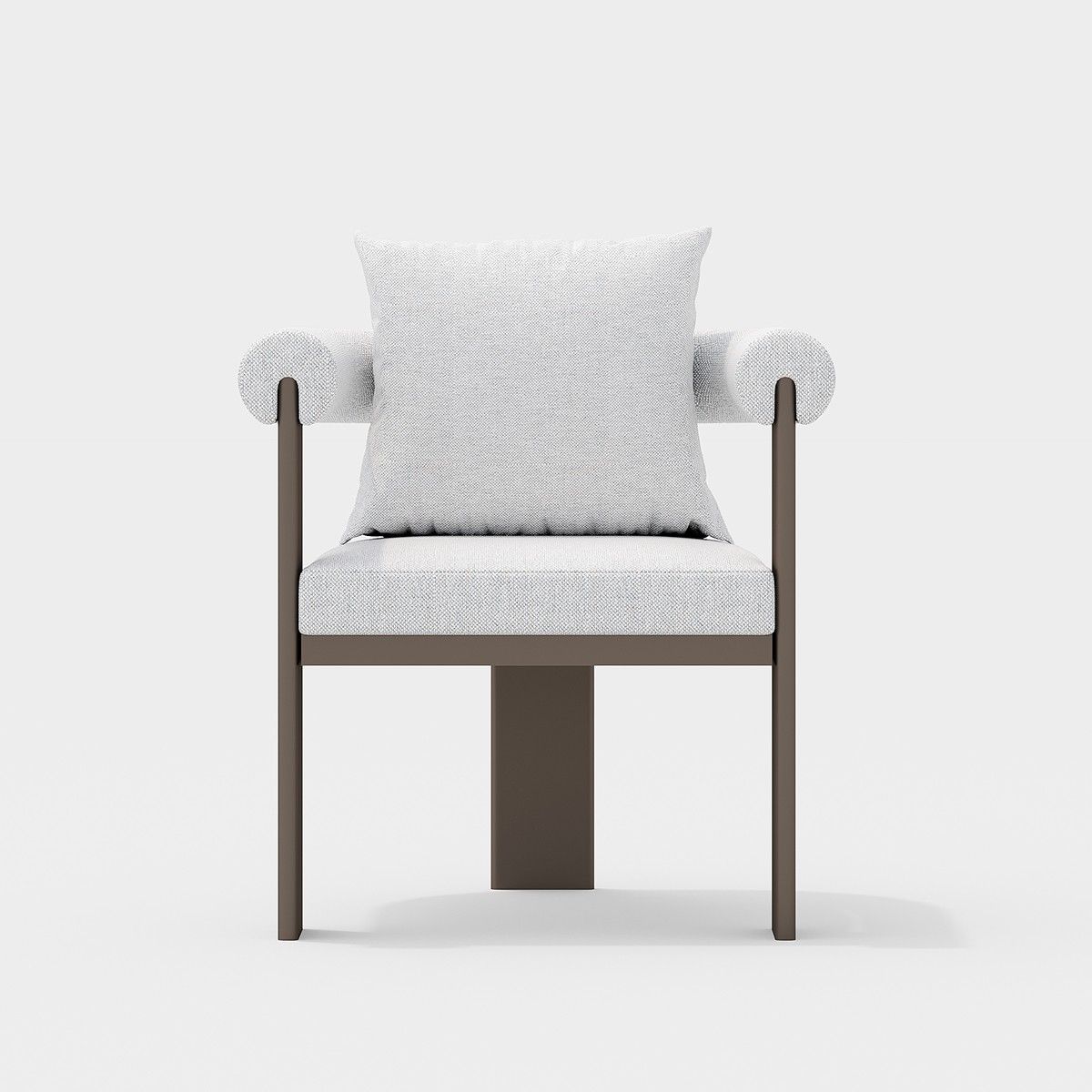 Möbelset für 8 Personen, Garten oder Terrasse, Aluminium, Tisch 214x102 cm + 8 Stühle, Gewebe aus 100 % Olefin, Bora Bora