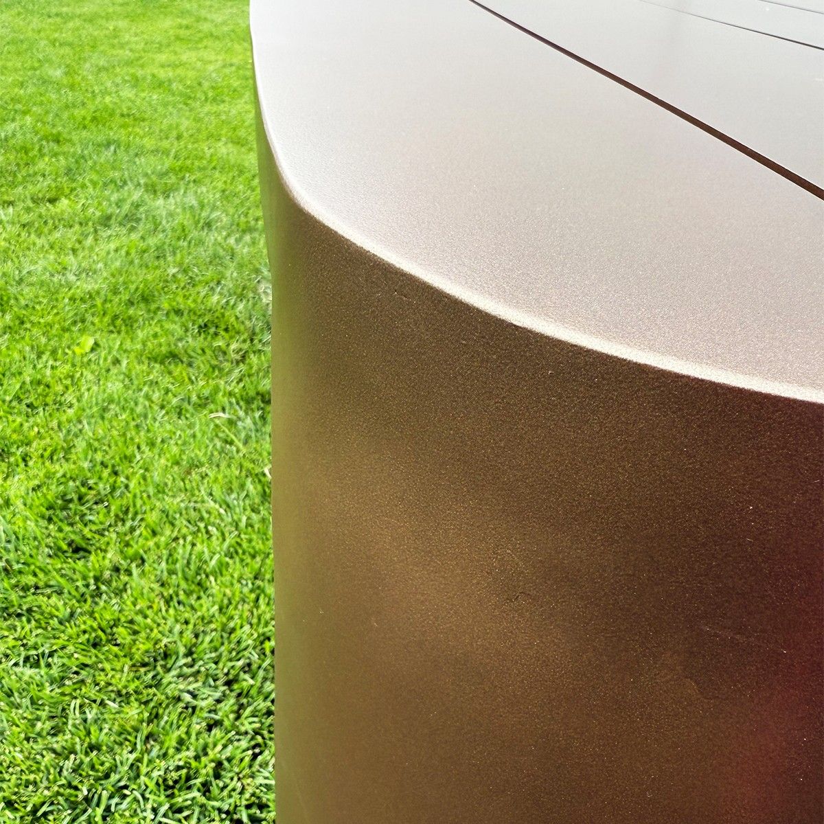 Möbelset für 8 Personen, Garten oder Terrasse, Aluminium, Tisch 214x102 cm + 8 Stühle, Gewebe aus 100 % Olefin, Bora Bora