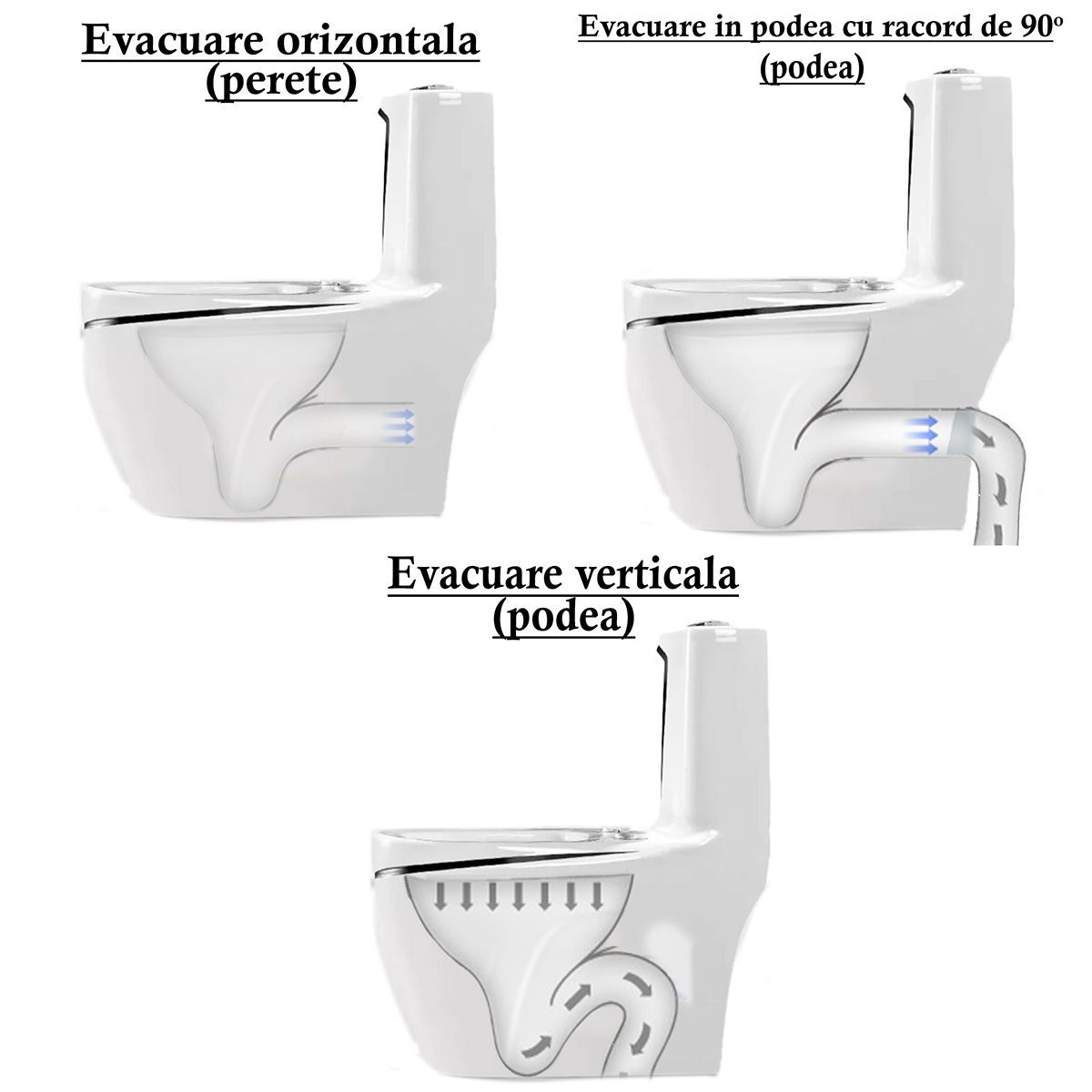 WC-Set und Standwaschbecken Lazio, Weiß, Sanitärkeramik, Bodenmontage, Spülkasten inklusive, mit Hahnloch, Soft-Close-Sitz