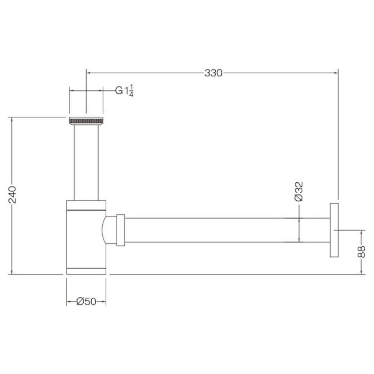 Siphon EGO-S05 Black, exklusives Design, Edelstahl