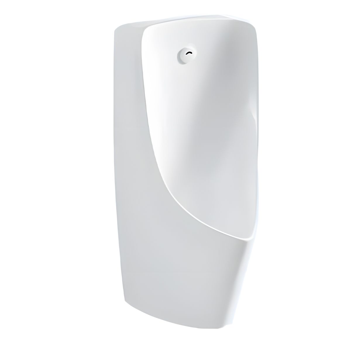 Urinal mit integriertem Sensor, Wand- oder Bodenablauf, 35x38x75 cm, Glänzend Weiß, Lavino