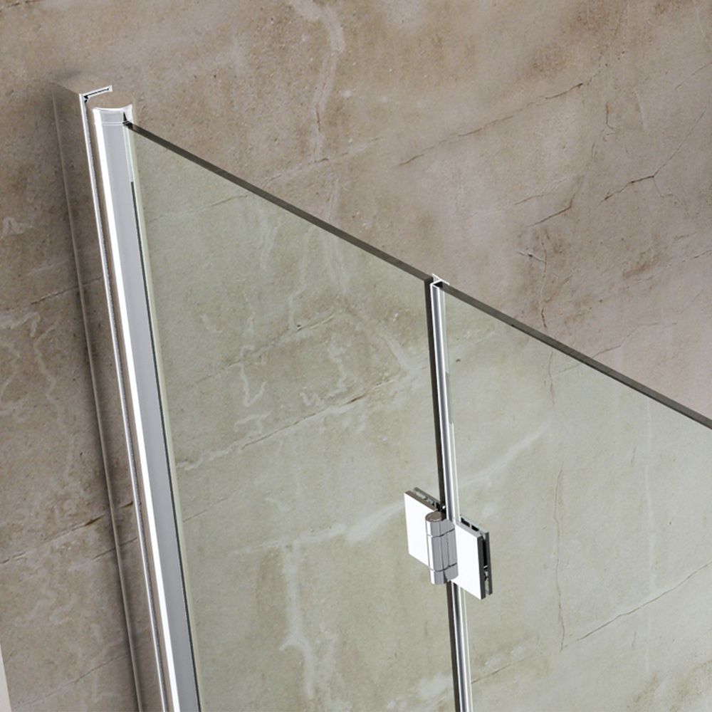 Duschtür EGO-266, Schiebetür, Nano-Beschichtung, Breiten zwischen 70 und 100 cm, 6 mm ESG-Glas
