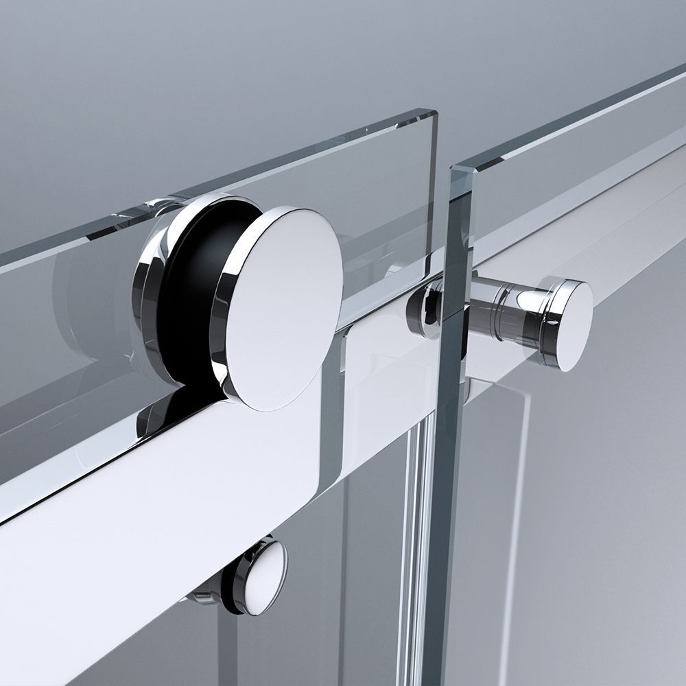 Duschkabine EGO-42, Schiebetür, Nanobeschichtung, Breiten zwischen 100 und 150 cm, 8 mm ESG-Sicherheitsglas