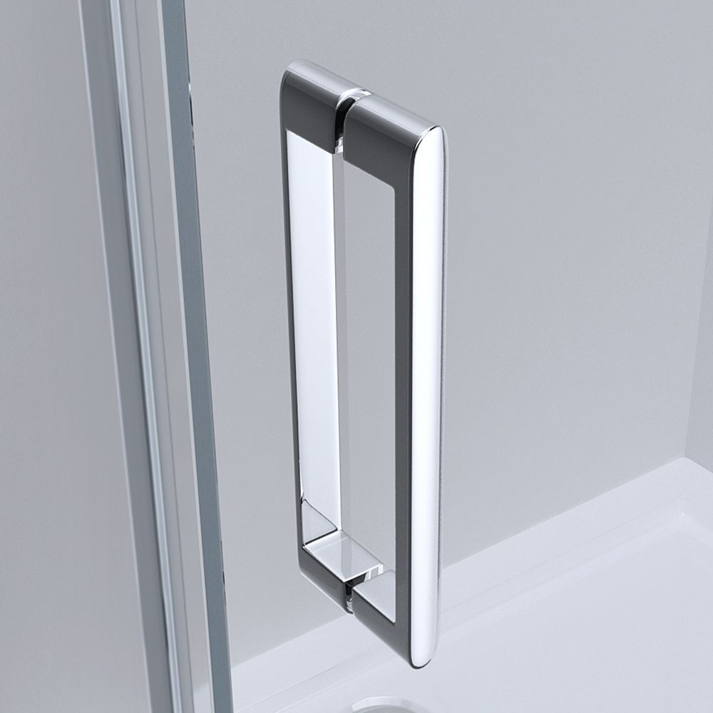 Duschkabine EGO-42, Schiebetür, Nanobeschichtung, Breiten zwischen 100 und 150 cm, 8 mm ESG-Sicherheitsglas