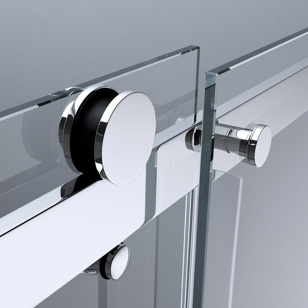 Duschtür EGO-04, Schiebetür, Nano-Beschichtung, 8 mm ESG-Glas