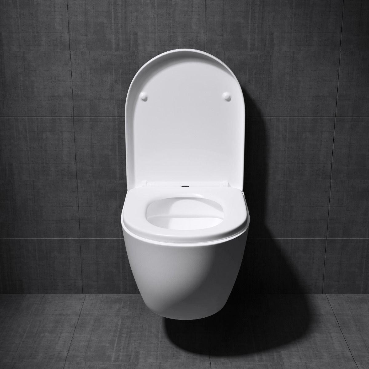 WC-Becken EGO-106, wandhängend, inkl. Duroplast-WC-Sitz
