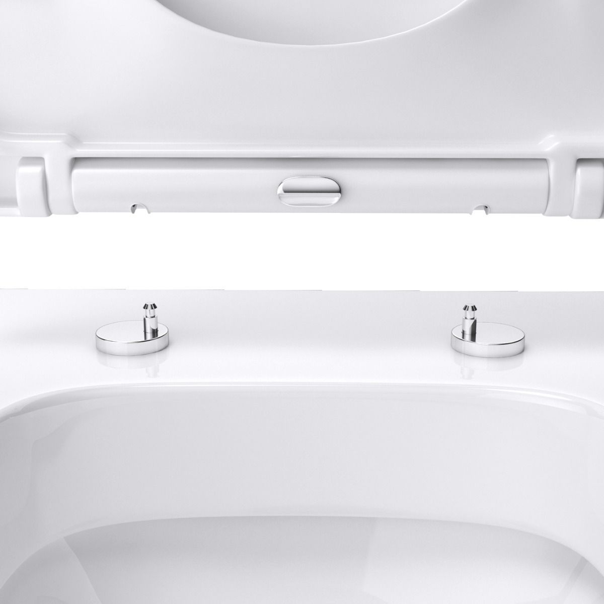 WC-Becken EGO-106, wandhängend, inkl. Duroplast-WC-Sitz