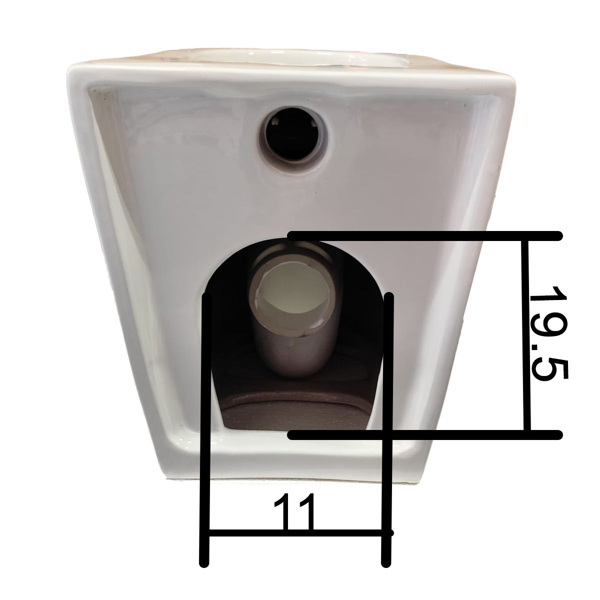 Toilettenschüssel EGO Galo, Rimless, Weiß, 56x36 cm Bodenmontage, Duroplast Slim Soft-Close Abdeckung inklusive