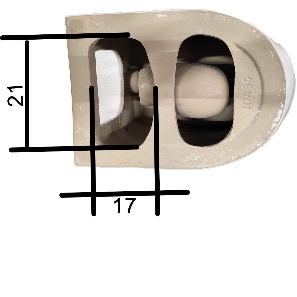 Toilettenschüssel EGO Galo, Rimless, Weiß, 56x36 cm Bodenmontage, Duroplast Slim Soft-Close Abdeckung inklusive