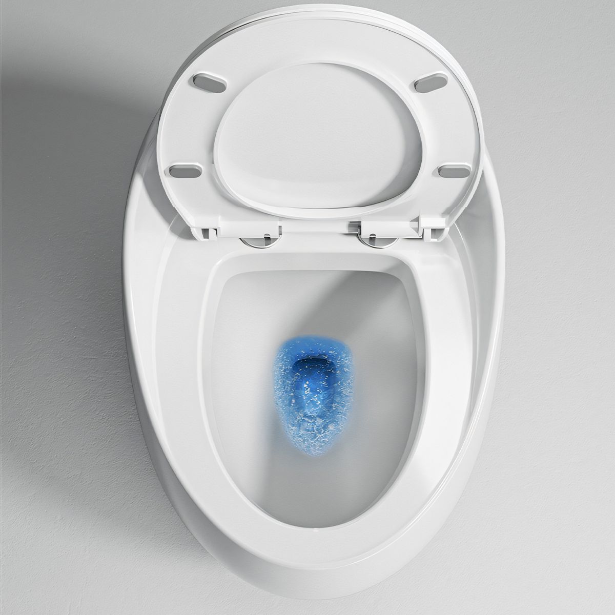 New Santa Rimless WC, 65x47 cm, Einbautank, Weiß, Bodenmontage, Abdeckung mit Soft-Close im Lieferumfang enthalten