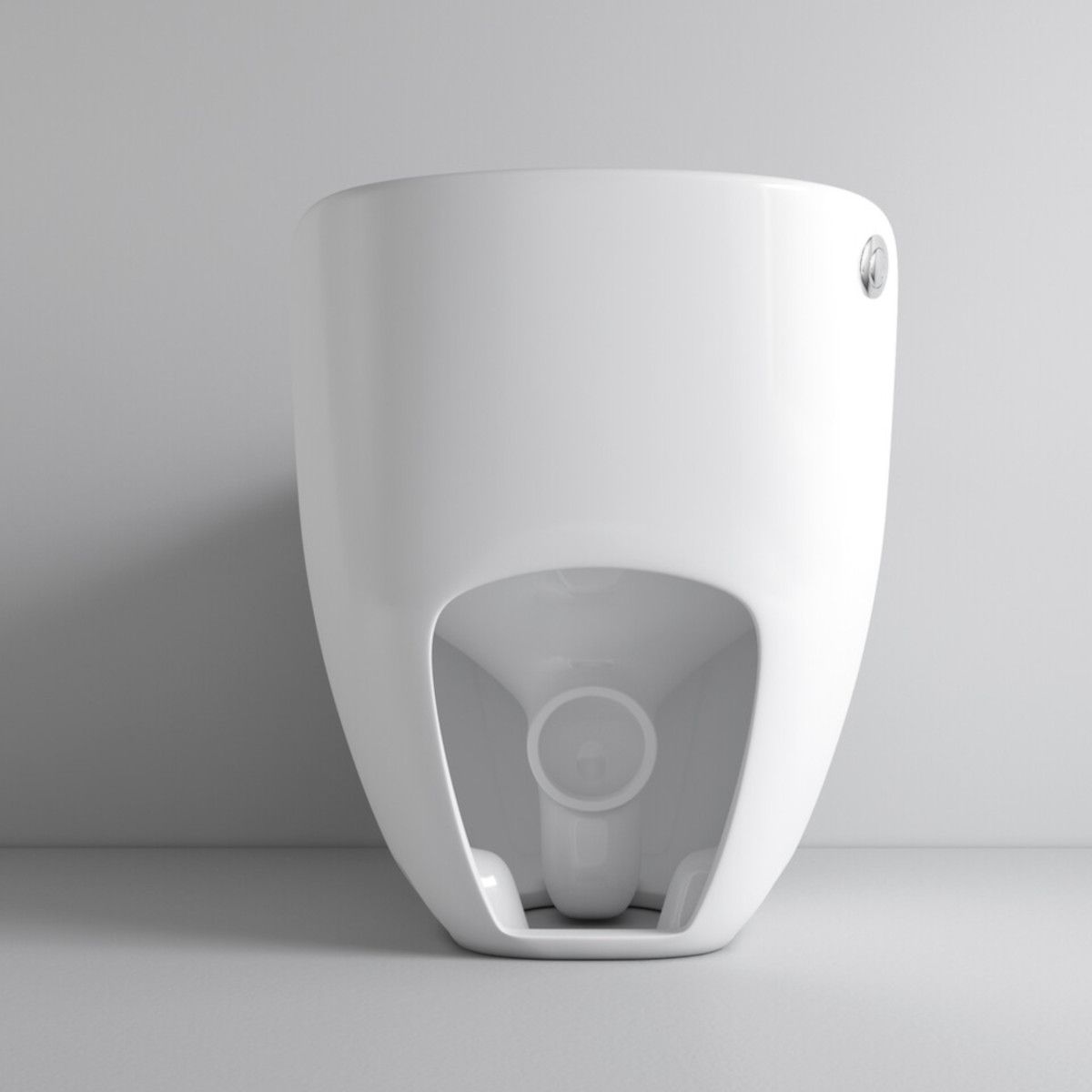 Santa Rimless WC, 69x46 cm, Einbautank, Weiß, Bodenmontage, Soft-Close-Deckel inklusive, Lizenzlinie von Ego
