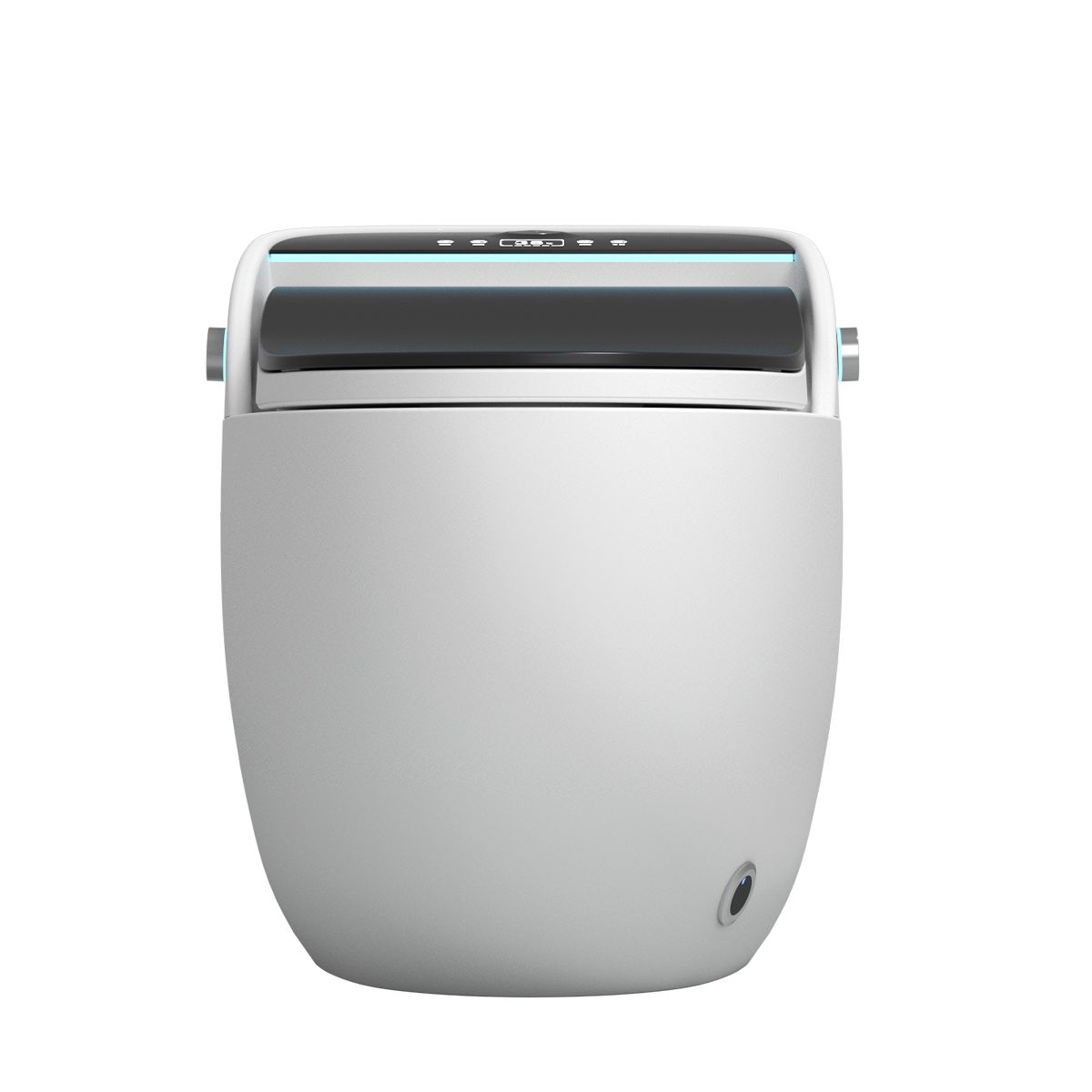 Smart-WC, mit Bidetfunktion, UV-Desinfektion, LED-Display, bodenstehend, 74x46 cm, Weiß, Leon
